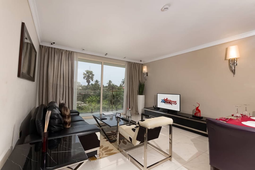 Executive penthouse living area