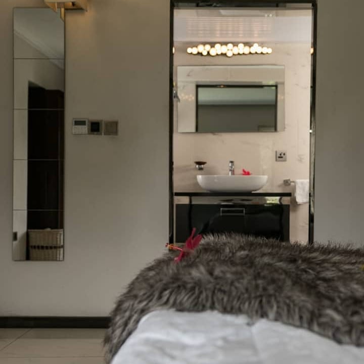 Apartment bedroom area