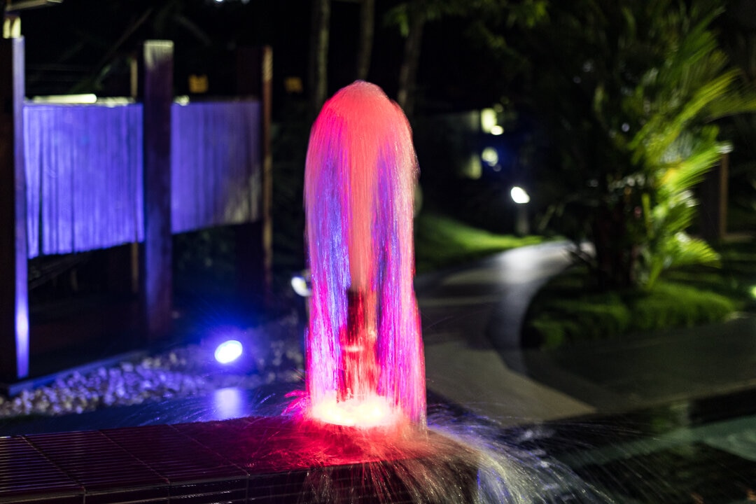 Pool Fountain Night 2