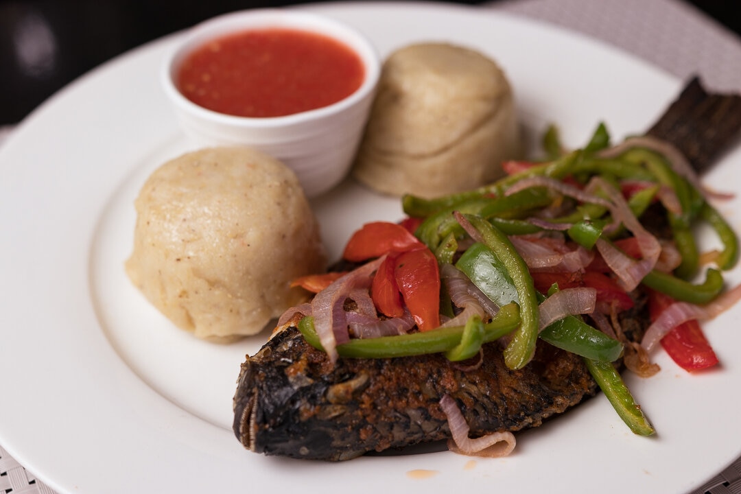 Tilapia with Banku